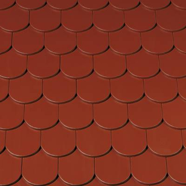 Керамічна черепиця Creaton Biber Klassik Rundschnitt ROG, Бургунд