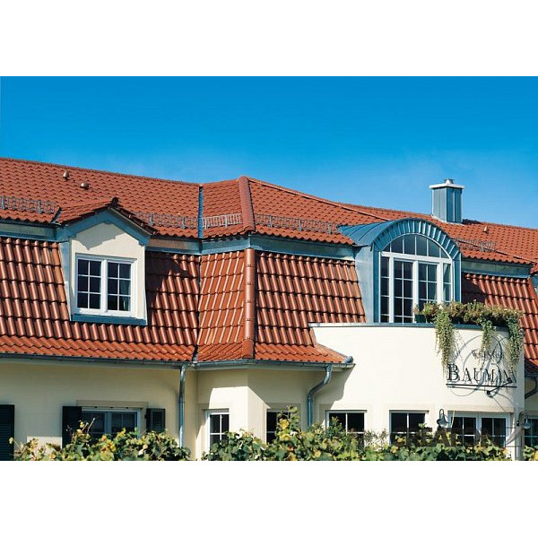 Керамічна черепиця Creaton Premion, Nuance, колір Мідно-червоний