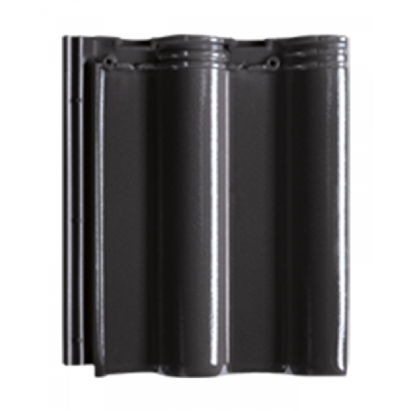 Керамічна черепиця Creaton Maxima Finesse, колір Чорна глазур