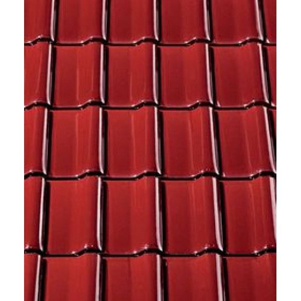 Керамічна черепиця Creaton Viva Finesse, колір Винно-червоний