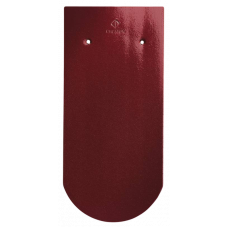 Керамічна черепиця Creaton Biber Klassik Rundschnitt ROG, Глазурований бургунд