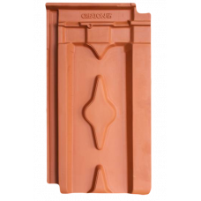 Керамічна черепиця Creaton Herzziegel, натуральний червоний