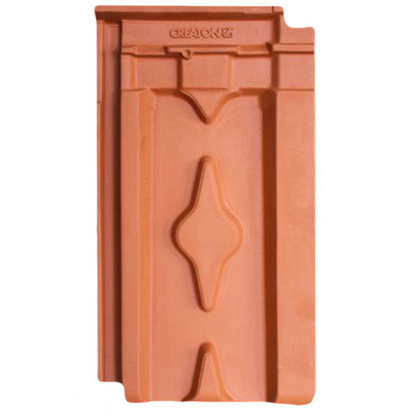 Керамічна черепиця Creaton Herzziegel, натуральний червоний