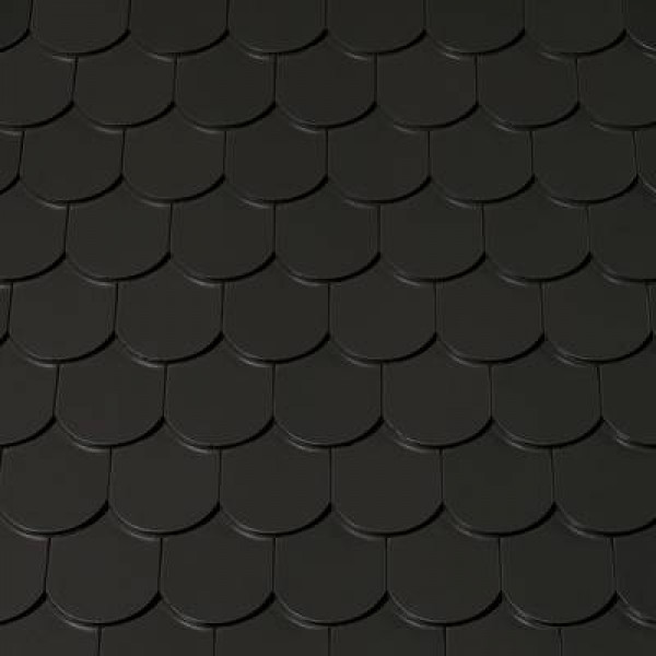 Керамічна черепиця Creaton Biber Klassik Rundschnitt ROG, Темно-коричневий