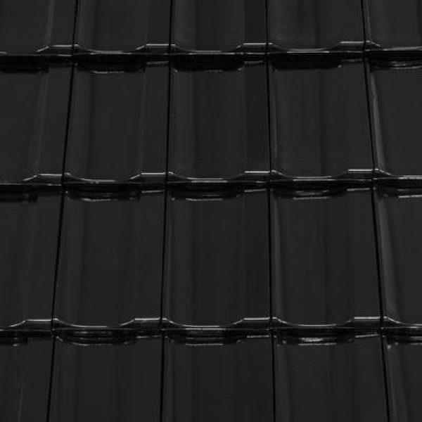 Керамічна черепиця Creaton Cantus, Finesse Чорний глазур