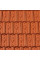 Керамічна черепиця Creaton Herzziegel, натуральний червоний