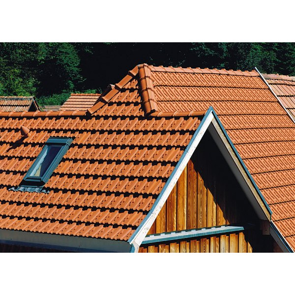 Керамічна черепиця Creaton Herzziegel, натуральний червоний