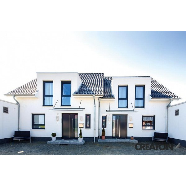 Керамічна черепиця Creaton Premion, Nuance, колір Чорний матовий