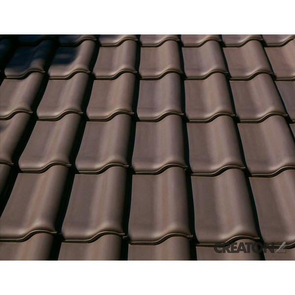 Керамічна черепиця Creaton Premion, Nuance, колір Марганець матовий