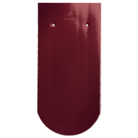 Керамічна черепиця Creaton Biber Klassik Finesse, колір Винно-червоний