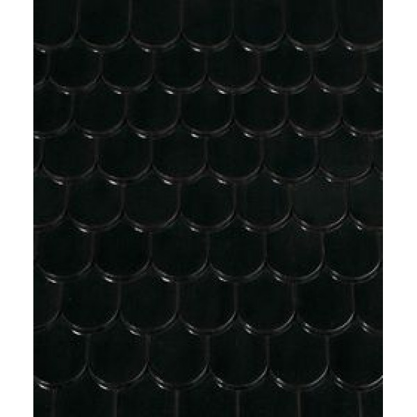 Керамічна черепиця Creaton Biber Klassik Finesse, колір сланцевий