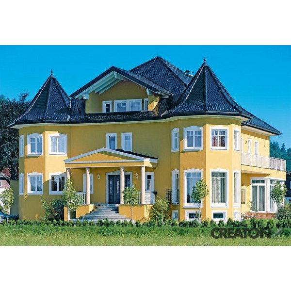 Керамічна черепиця Creaton Biber Klassik Finesse, колір сланцевий