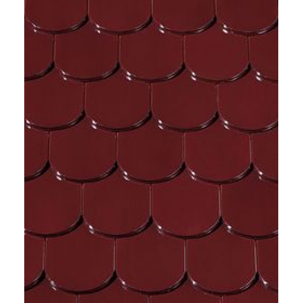 Керамічна черепиця Creaton Biber Klassik Finesse, колір Винно-червоний