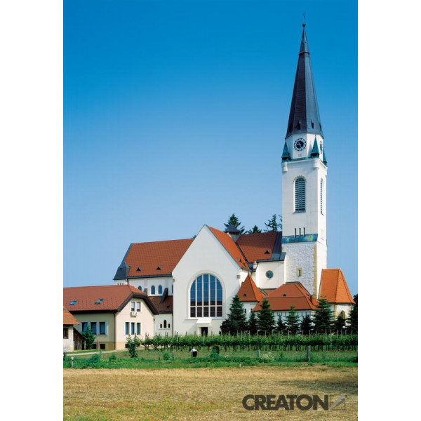 Керамічна черепиця Creaton Biber Klassik Nuance, колір Червоний