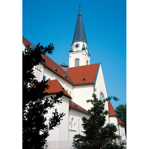 Керамічна черепиця Creaton Biber Klassik Nuance, колір Червоний