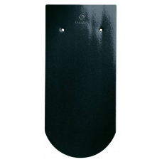 Керамічна черепиця Creaton Biber Klassik Rundschnitt ROG, Глазурований чорний