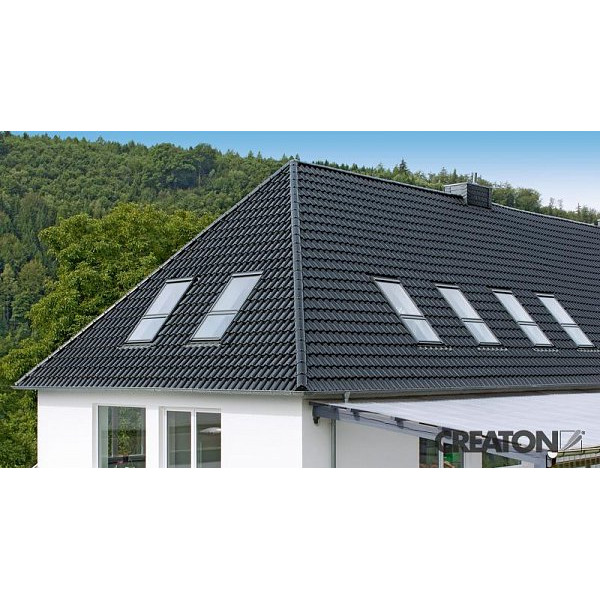 Керамічна черепиця Creaton Premion, Finesse, колір Чорний