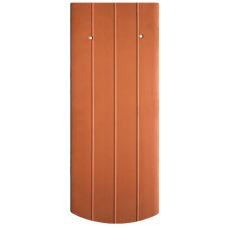 Керамічна черепиця Creaton Biber Profil + Sachsischer 15,5x38x1,2, натуральний червоний