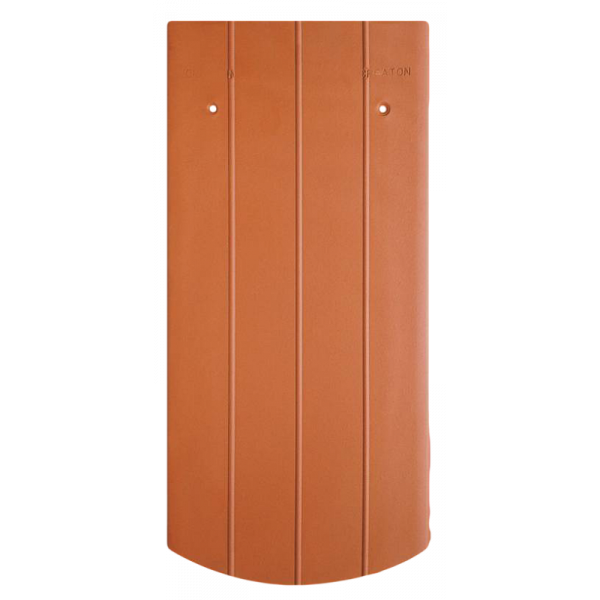 Керамічна черепиця Creaton Biber Profil + Sachsischer 18x38x1,4, натуральний червоний