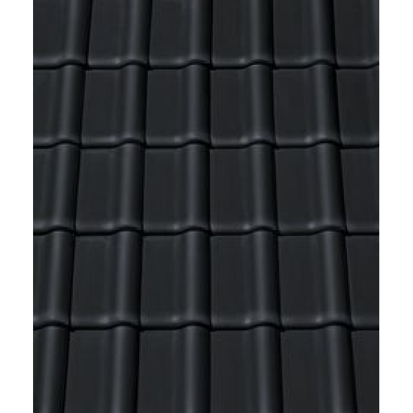 Керамічна черепиця Creaton Balance Nuance, колір Чорний матовий