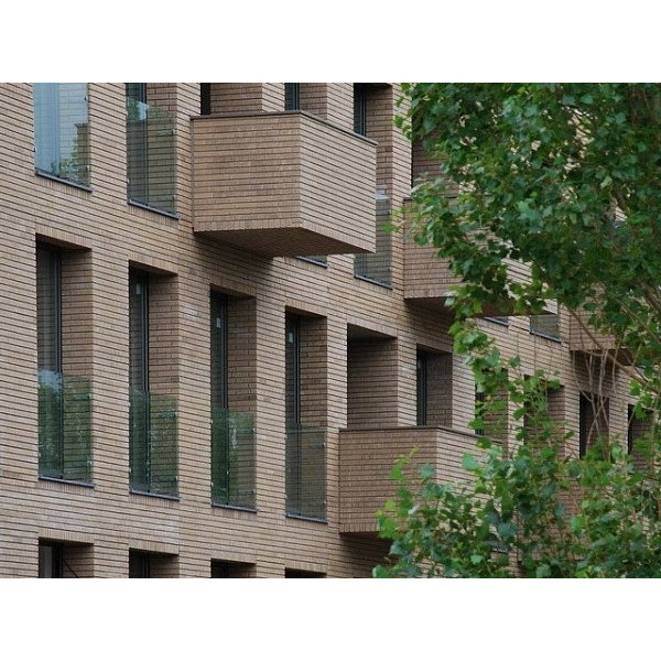 Облицювальна цегла, 210х100х50 мм, Putty multi gesinterd Fuss, (NZ 918 WF), Daas Baksteen