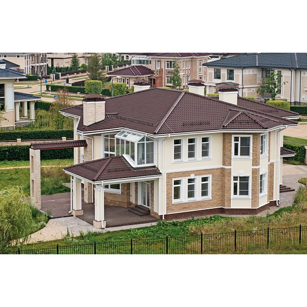 Керамічна черепиця Erlus E58S, Бразильський коричневий