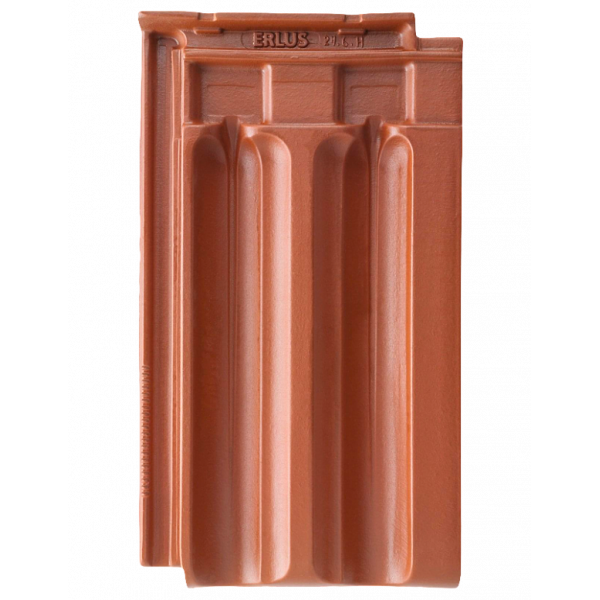 Керамічна черепиця Erlus Falzziegel, Мідно-коричневий