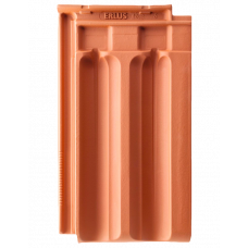 Керамічна черепиця Erlus Falzziegel, натуральний червоний