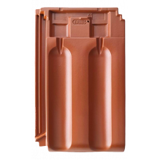 Керамічна черепиця Erlus Grossfalzziegel XXL, Мідно-коричневий