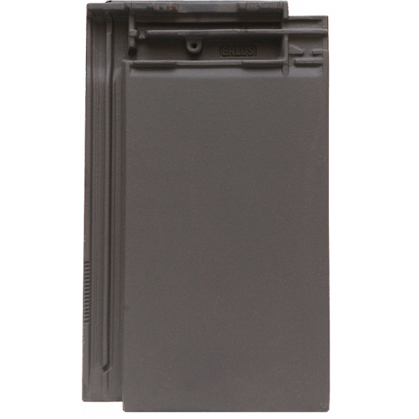 Керамічна черепиця Erlus Linea, Sinter Чорний матовий