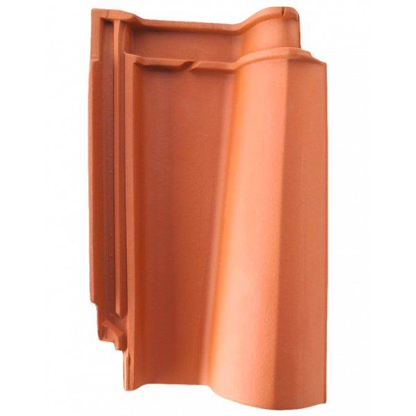 Керамічна черепиця Erlus Monchpfanne, натуральний червоний