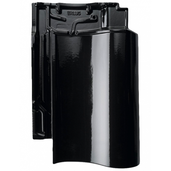 Керамічна черепиця Erlus Hohlfalz SL, Сапфір чорний