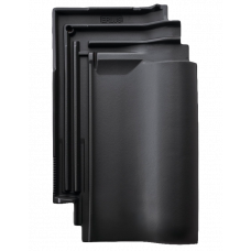 Керамічна черепиця Erlus E 58RS, Чорний матовий