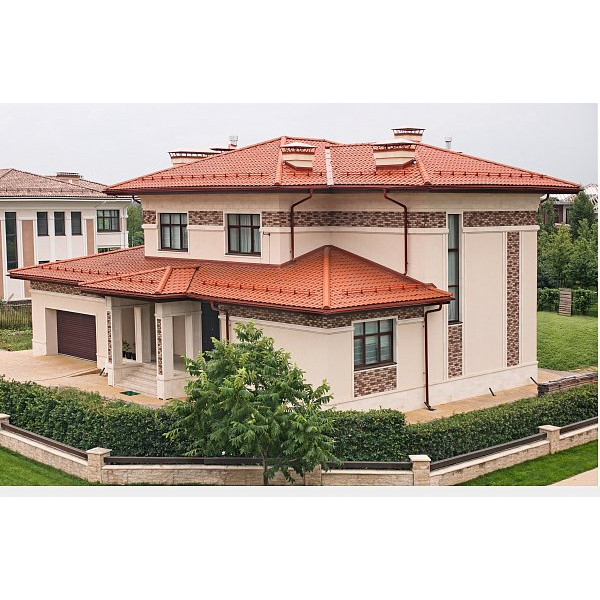 Керамічна черепиця Erlus Karat, натуральний червоний