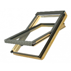 Дерев'яне мансардне вікно, FTU-V U3, 66x98, Середньоворотне відкривання, Fakro