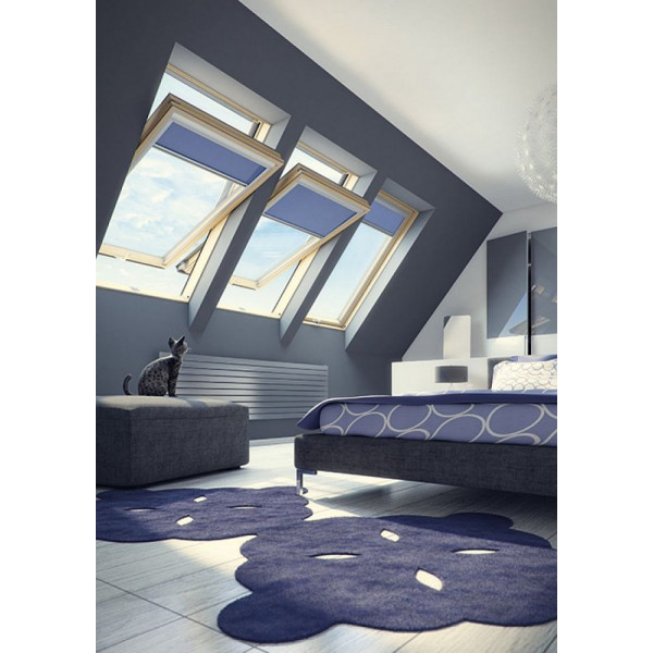 Дерев'яне мансардне вікно, FTU-V U3, 94x140, Середньоворотне відкривання, Fakro