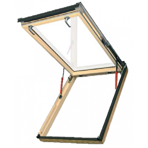 Евакуаційне дерев'яне мансардне вікно, FEP U3, 94x140, Fakro