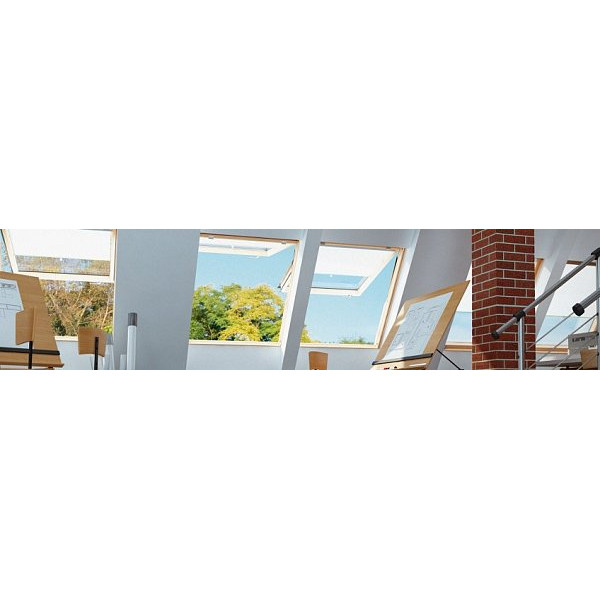 Евакуаційне дерев'яне мансардне вікно, FEP U3, 94x140, Fakro