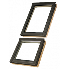 Дерев'яне мансардне вікно Fakro з піднесеною віссю повороту створки proSky, FDY-V U3 Duet proSky, 78x255, Середньоворотне відкривання