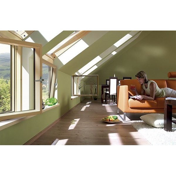 Карнизне дерев'яне вікно, BDL L3, 94x95, Fakro