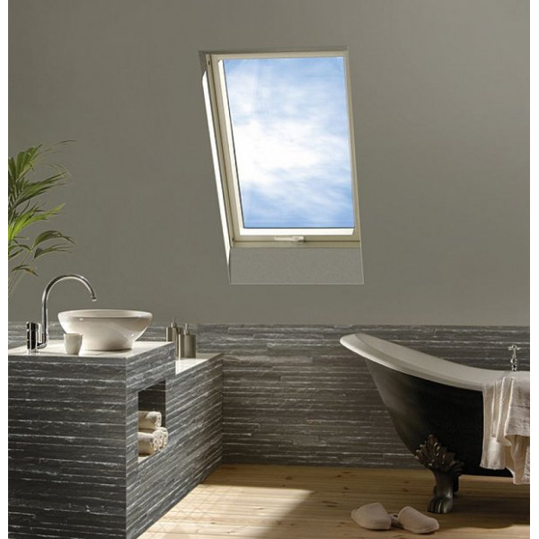 Мансардне вікно (ПВХ), PTP U3, 66x118, Середньооборотне відкривання, Fakro