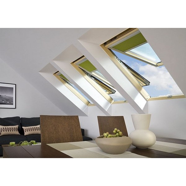 Мансардне вікно (ПВХ), PPP-V U3, 78x118, Комбінована система відкривання preSelect, Fakro