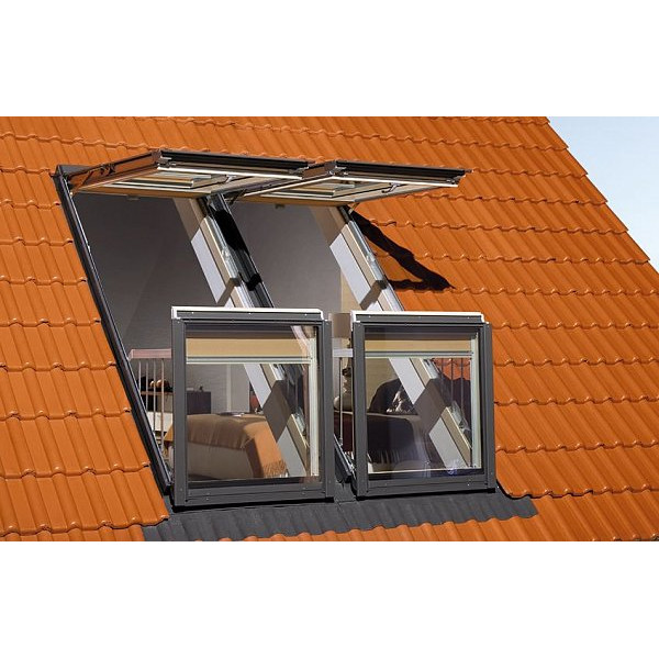 Мансардне вікно-балкон, FGH-V P2 Galeria, 78x255, Fakro