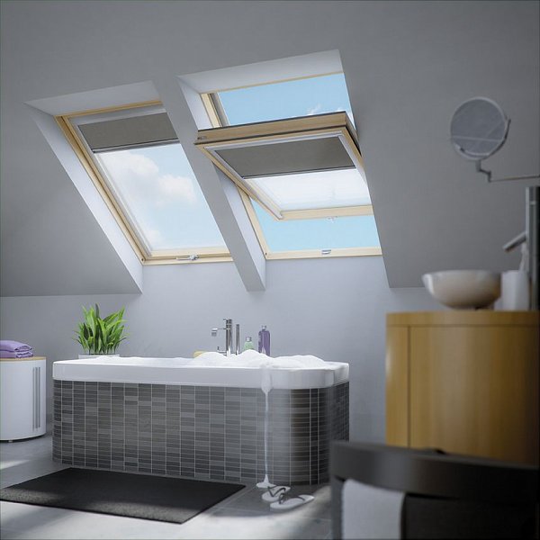 Мансардне вікно (ПВХ), PTP U3, 78x98, Середньоворотне відкривання, Fakro