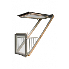 Мансардне вікно-балкон, FGH-V P2 Galeria, 94x255, Fakro