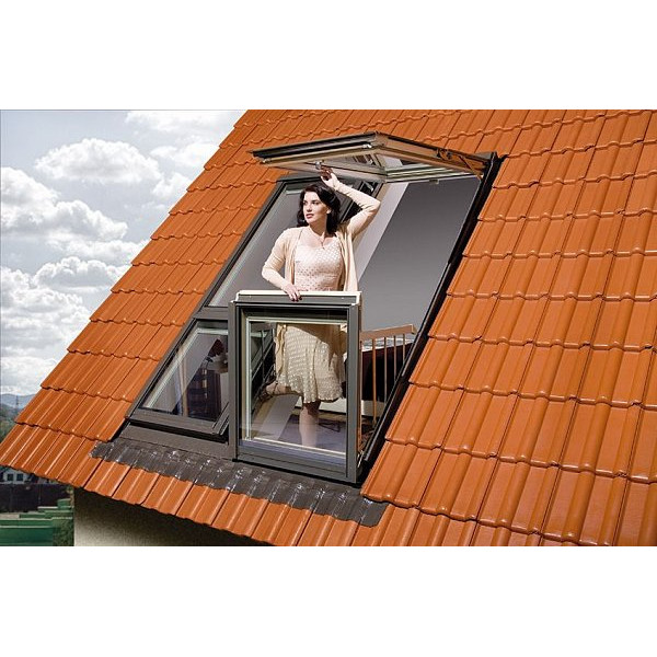 Мансардне вікно-балкон, FGH-V P2 Galeria, 94x255, Fakro