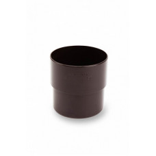 Муфта труби ПВХ, 124 (110 )/80 мм, колір Темно-коричневий, Galeco