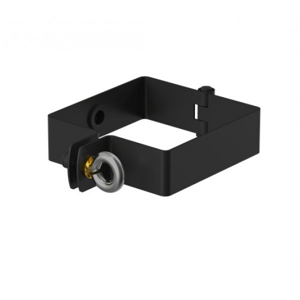 Хомут для труби STAL2, 125/80 мм, колір Чорний, Galeco