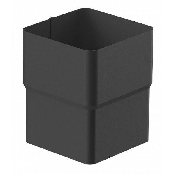 Муфта труби STAL2, 125/80 мм, колір Графіт, Galeco