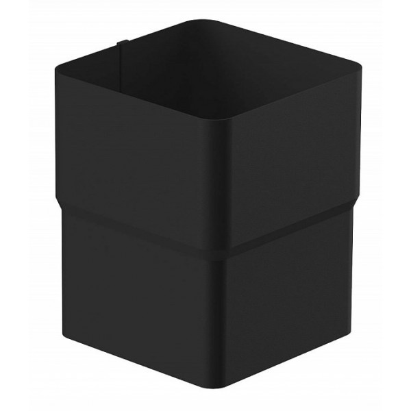 Муфта труби STAL2, 125/80 мм, колір Чорний, Galeco